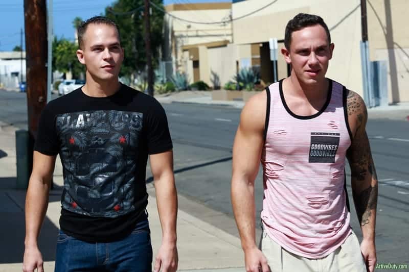 Men for Men Blog Cole-Weston-Richard-Buldger-hard-erect-dick-sucking-fucks-the-cum-hot-asshole-ActiveDuty-004-gay-porn-pictures-gallery Cole Weston bends Richard Buldger and pushes his hard cock deep into Richard's tight ass making him moan with pleasure Active Duty   